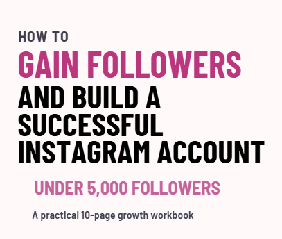 The OMG Instagram Growth Workbook